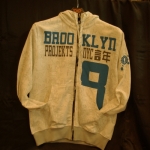 Projects nyc white and blue hooded jacket